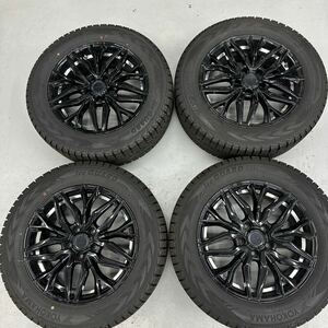 超バリ山美品　ヨコハマ スタッドレス G075 225/60R17 7J+38 114.3 4本 アルファード クルーガー エクストレイル デリカ　アウトランダー　