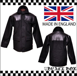 英国 ENGLAND製 DONKEY JACKET ドンキージャケット COAT ドンキーコート ブラック UK GB イギリス Oi SKINS PUNK スキンズ オイ XS