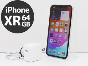 SIMロック解除済 iPhone XR 64GB MT032J/A softbank Apple ホワイト Cランク F89H 中古 宅急便コンパクト