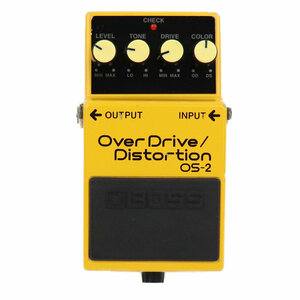 【中古】オーバードライブ ディストーション エフェクター BOSS OS-2 OverDrive Distortion ギターエフェクター