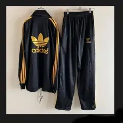 90s00s adidas セットアップ　トラックジャケット　ジャージ上下　古着