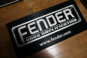 非売品 フェンダー FENDER BASS Amplification Banner バナー ディーラー向け