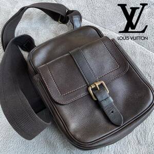 LOUIS VUITTON ユタ イロクワ レザー 本革　 ショルダーバッグ　ボディバッグ　斜め掛けバッグ