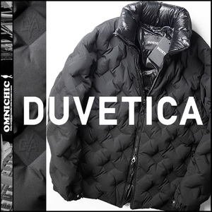 全面圧着モノグラムロゴ■新品18万【DUVETICA】デュベティカたっぷり羽毛をぎゅっと詰め込んだ最高級モデルBIRANIOダウンジャケット50L～XL