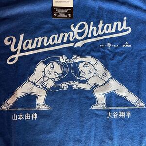 正規品　新品未使用未開封　ヤマモタニ　Tシャツ　L　大谷翔平　山本由伸　ドジャース　MLB Dodgers