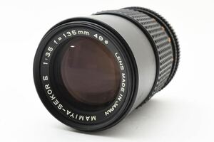 #1708 ★光学良品★ マミヤ MAMIYA-SEKOR E 135mm F3.5 中望遠 単焦点レンズ★