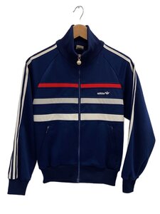 adidas◆70s/デサント製/西ドイツ/トラックジャケット/ポリエステル/NVY/ATS-150