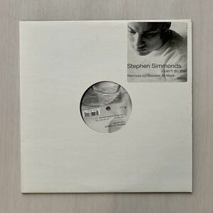 Stephen Simmonds / i can’t do that // 12” Masters At Work