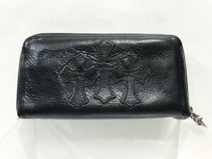 CHROME HEARTS クロムハーツ REC F ZIP セメタリークロス ラウンドジップ ウォレット 長財布