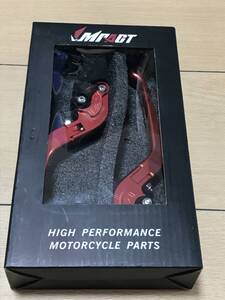 Ｐ　RS箱/279/60 S1000RR 10-14　/レッド×ブラック　可倒式　ブレーキ　クラッチ　レバー　左右レバー　調整　アジャスト