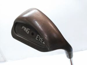 ♪稀少 PING EYE2 BeCu ピン アイ2 ベリリウムカッパー ブラック 黒 LW ロブウェッジ 純正スチールシャフト 0827-67N @140 ♪