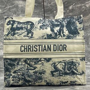 1円 【未使用】Christian Dior クリスチャンディオールトートバック キャンバス トワル ドゥ ジュイ エンブロイダリー ミディアム 