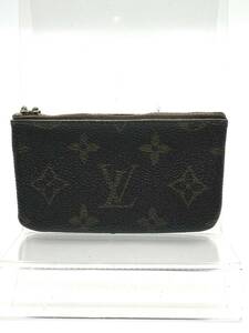 LOUIS VUITTON　ルイヴィトン　モノグラム ポシェット クレ コインケース ブラウン×ゴールド M62650　シリアル：882〇〇