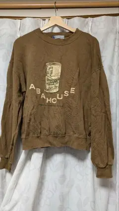 古着 Abahouse 90s トレーナー スウェット ブラウン