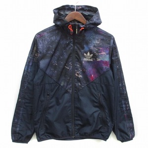 アディダス adidas レイニー コロラド ウィンドブレーカー パーカー ジャケット AJ6967 ネイビー 紺 XS メンズ