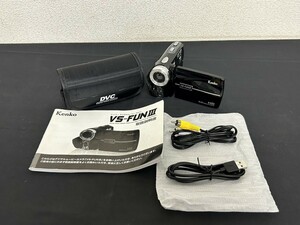 A3　Kenko　ケンコー　VS-FUNⅢ　デジタルムービーカメラ　デジタルビデオカメラ　ブラックカラー　現状品