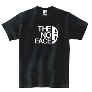 【パロディ黒S】5ozノーフェイスTシャツ面白いおもしろうけるネタプレゼント送料無料・新品