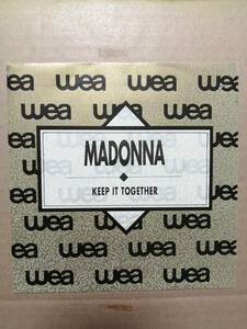 【スペイン盤非売品プロモ7”】Madonna Keep It Together マドンナ　キープ・イット・トゥゲザー