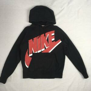 NIKE ナイキ パーカー ビッグロゴ 黒 ブラック Mサイズ