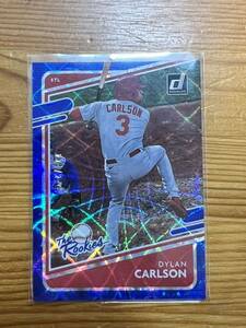 2021 Donruss ディラン・カールソン Dylan Carlson The Rookies ブルーパラレル /249 #TR-3