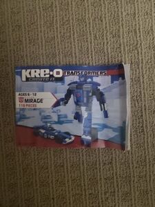 Kre-O Transformers 31145 Mirage Instruction Booklet 2011 海外 即決