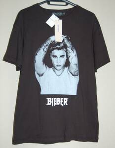 【新品未使用】JUSTIN BIEBER 公式ライセンス SPINNS 別注 Tシャツ ジャスティンビーバー 音楽 アメリカ スピンズ フォト アーティスト