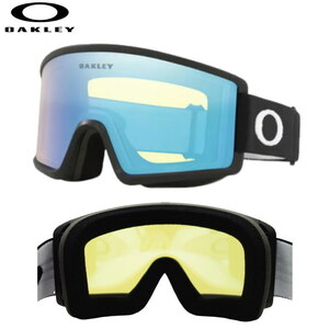 23-24OAKLEY TARGET LINE L カラー:BLACK レンズ:HI YELLOW IRIDIUM&DARK GREYオークリー