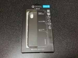 ■即決■新品 SoftBank SELECTION iPhone X スマホケース「INVOV Air Shock ブラック」 ■