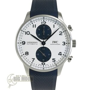 【国内正規】IWC ポルトギーゼ・クロノグラフ IW371620 自動巻 SS ホワイト/ブルー