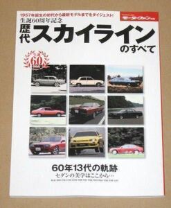 歴代スカイラインのすべて(生誕60周年記念)60年13代の軌跡