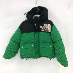 THE NORTHFACE ザノースフェイス/GUCCI グッチ ダウンジャケット 670908 コットン サイズS　【DAAQ6015】