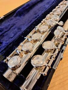 YAMAHA ヤマハ YFL-31 フルート 頭部菅銀製 スターリング シルバー STERLING SILVER 管楽器 吹奏楽 ハードケース付 現状品 【7078】