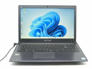 カメラ内蔵/中古/15型フルHD/ノートPC/Win11Pro/SSD128+HDD500GB/8GB/6世代i7/STYLE W650SZ 新品無線マウス　WPS office2搭載　訳あり品