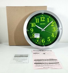 SEIKO セイコー掛時計 KX618S 時計 電波時計 壁掛け アナログ表示 電波掛時計 集光樹脂文字板【新品】6115H