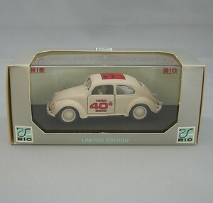 RIO Limted Edition VW Beetle RIO 40th Annniversary 1/43