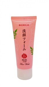 BIORICA ビオリカ ローズ スキンケア フェイスウォッシュ 洗顔フォーム コラーゲン セラミド配合 日本製 50g ローズ バラの香り