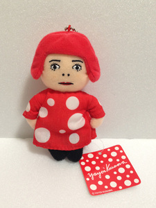 未使用 草間彌生 YAYOIちゃん プラッシュ vol.1 キーホルダー Plush 人形 Kusama Yayoi 送料無料