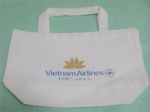 ★未使用 新品 Vietnam Airlines ベトナム航空 飛行機 バッグ bag 鞄　カバン 弁当 昼食 グッズ 非売品 ランチバッグ 航空機 入手困難