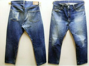 ◇即決[W38]サンプル級の鬼ヒゲ グッドイナフ 12SS GdEnim 赤耳 セルビッチ リジッド デニム 121023 パンツ■4301