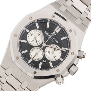 オーデマ・ピゲ AUDEMARS PIGUET ロイヤルオーククロノグラフ 26331ST.OO.1220ST.02 ブラック 腕時計 メンズ 中古