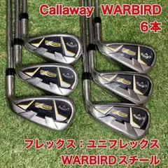 キャロウェイ　ウォーバード　アイアン6本　WARBIRD ゴルフ　初心者おすすめ