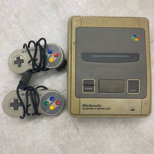 11ir Nintendo SUPER FAMICOM ニンテンドー スーパーファミコン 本体 純正 コントローラ SFC スーファミ スーパーファミコンミニ 現状品