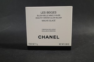 未使用 CHANEL シャネル レ ベージュ ヘルシー グロウ ブラッシュ モーヴ グラッセ