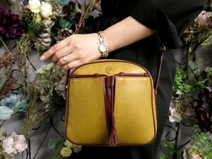 ●超美品●Cartier カルティエ●マスト●トリニティ金具●カーフ レザー 本革●ショルダー バッグ●マスタード ボルドー●G金具●Js49618