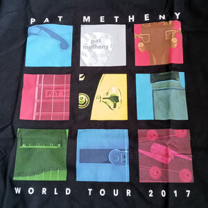 PAT METHENY WORLD TOUR 2017 ツアーTシャツ パット・メセニー Antonio Sanchez Linda May Han Oh & Gwilym Simcock AN EVENING WITH