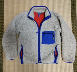 パタゴニア patagonia レトロパイルカーディガン クラシック　パイル　USA　レトロカーディガン　xs XS