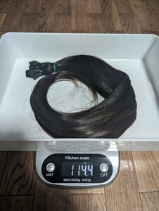 No.234　65cm　114g　髪束　髪の毛