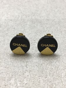 CHANEL◆イヤリング/BLK/レディース//