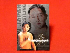 Collecara2000　プロレス　金箔押し印刷サイン　カードトレカ　008　大谷信二郎