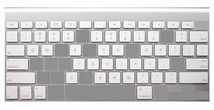 【即決】Apple Wireless Keyboard US A1314 ワイヤレス キートップ バラ売り 1個 Mac パンタグラフ・金具等も込みのセット